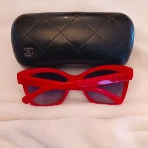 CHANEL | Accessories | Chanel 533 Red Sunglasses | Poshmark display picture 1
